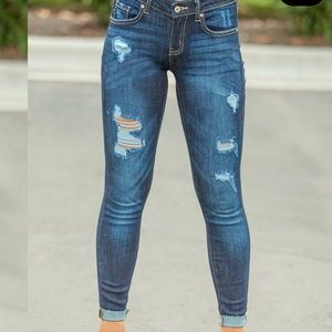 - Kancan Low rise Dark Wash jeans